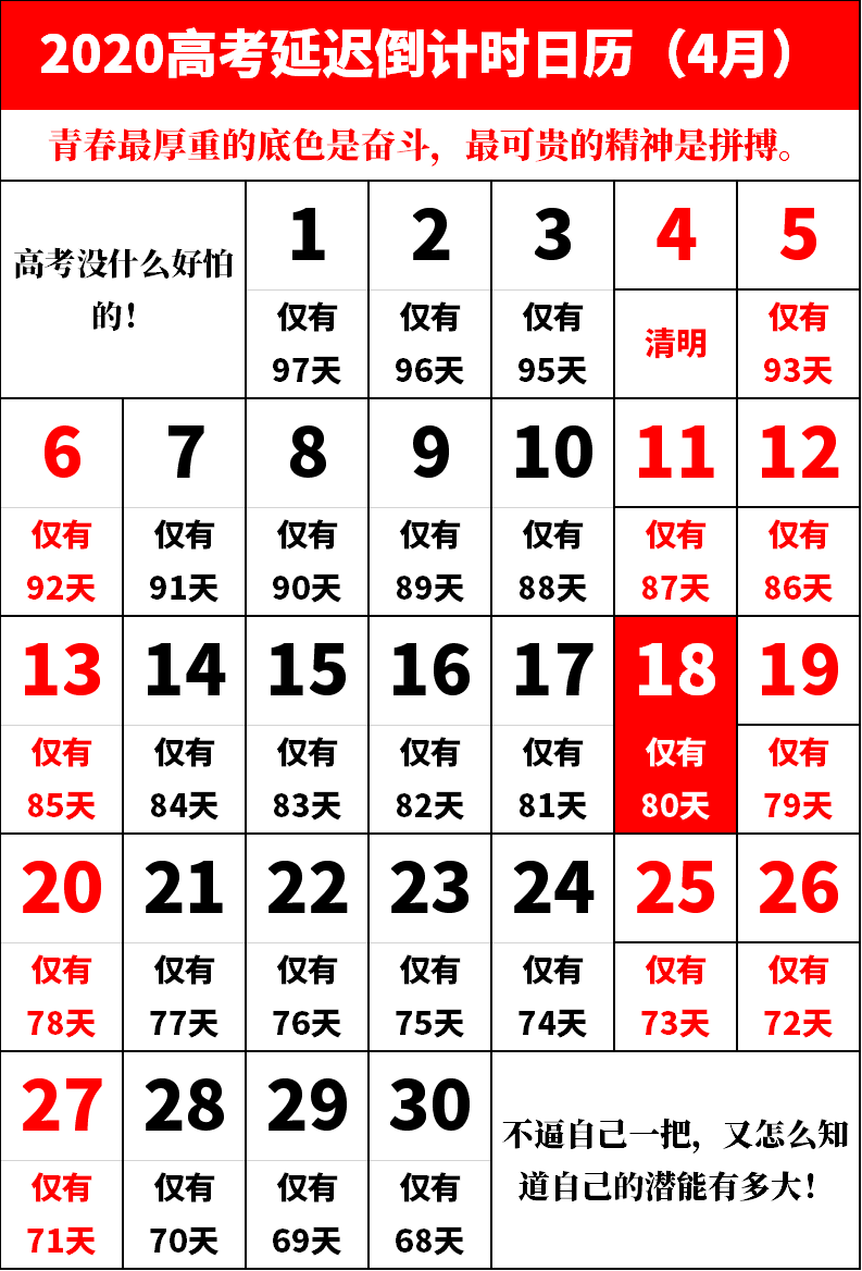 定了2020高考延期一个月