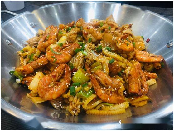 美味干锅,爱他(她)就带她一起来鱼爱虾