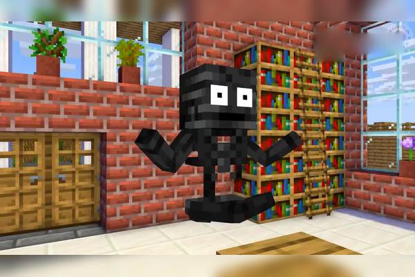 mc动画怪物学校拯救him同伴全军覆没凋零骷髅吓得开车逃跑