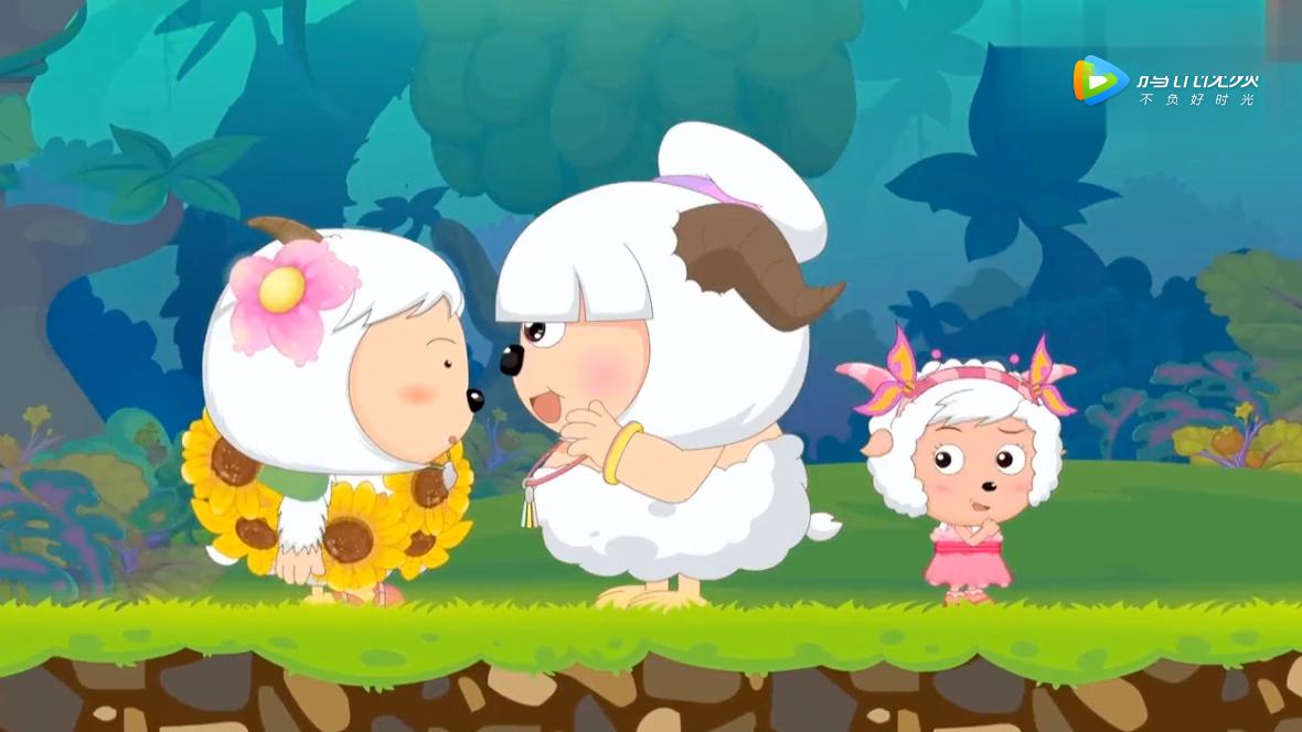 原创暖羊羊唯一一次认真打扮颜值碾压美羊羊美到让人心动