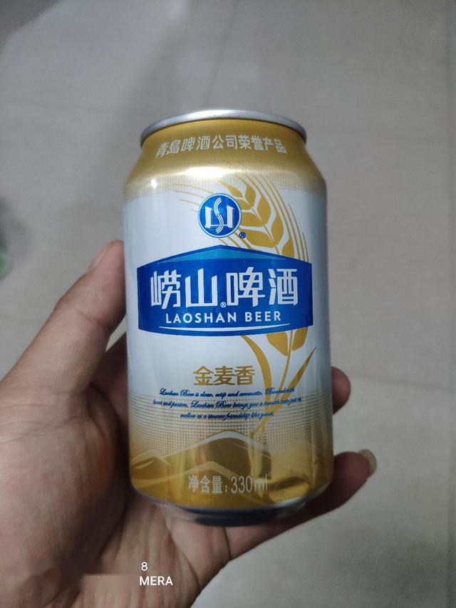 崂山金麦啤酒500ml图片