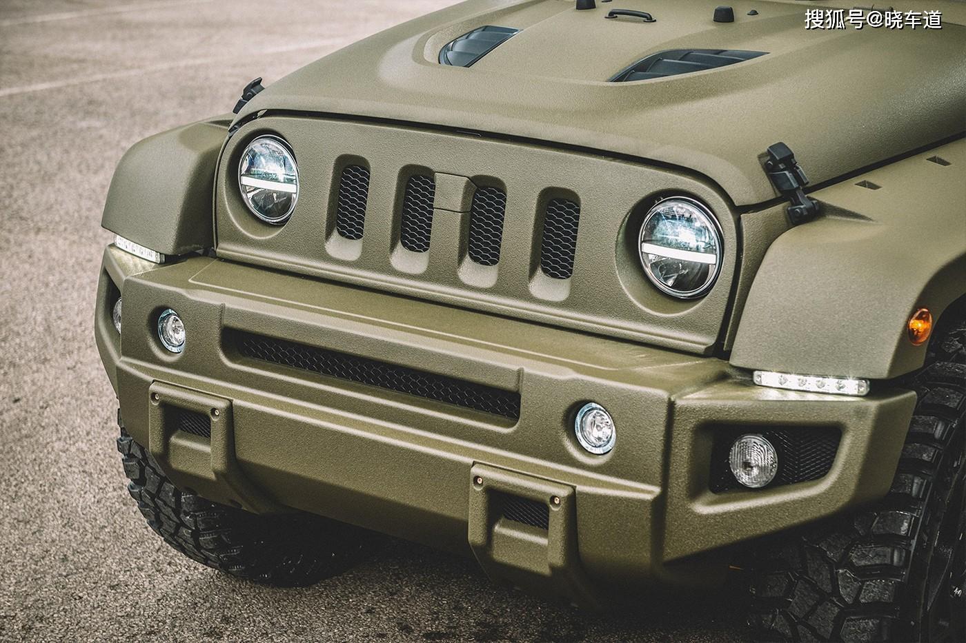 改装全新吉普wrangler sahara,全面升级,军绿色漆面展现硬汉风