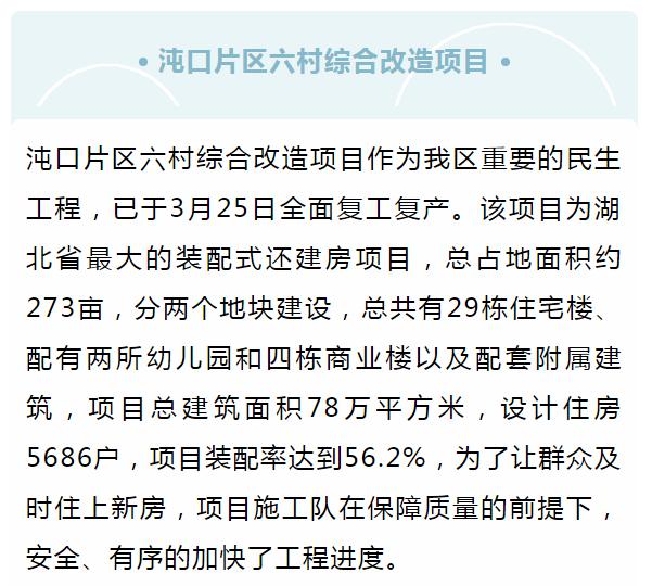 沌口拆迁的六村综合改造工程已全面复工复产还有下东城垸堤项目车都