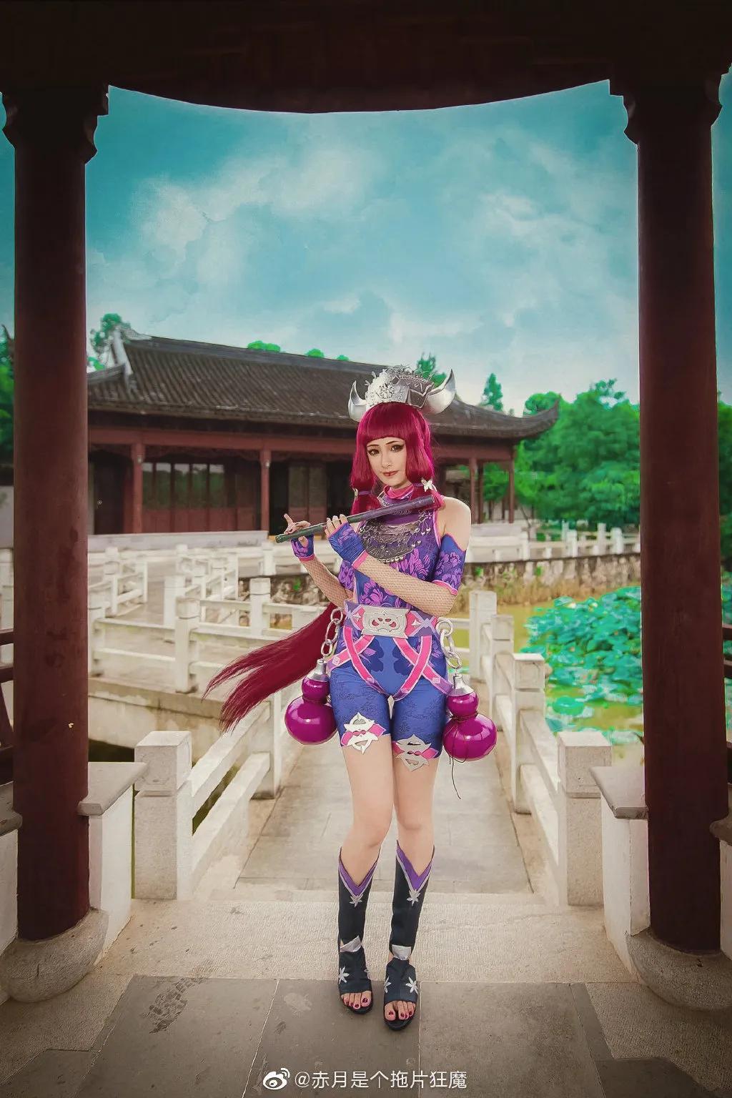 画江湖之不良人蚩梦cos俏皮可爱勇者沙雕梗太可爱了啦