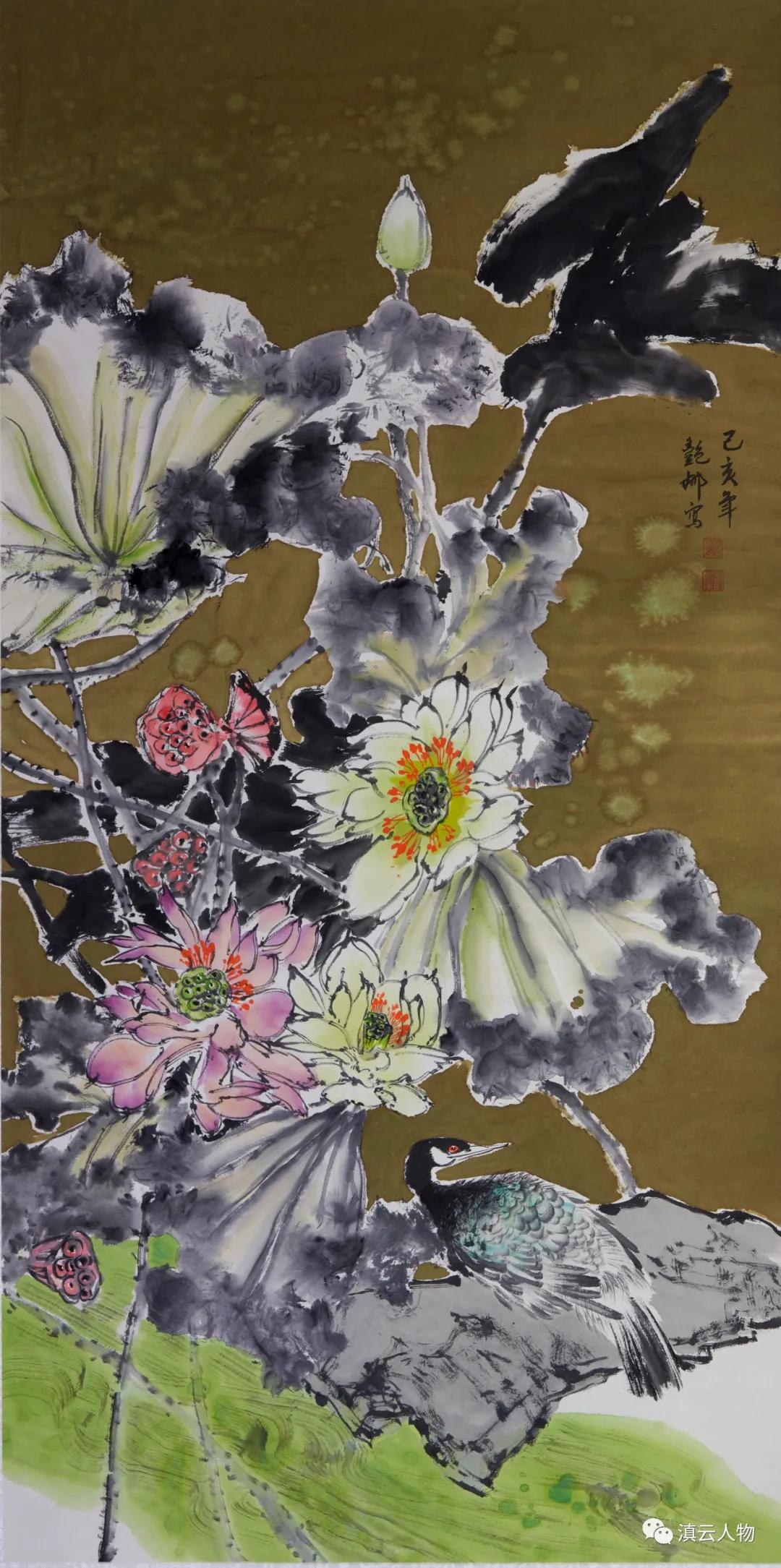 春到华夏——画家翟艳娜花鸟画欣赏_作品集