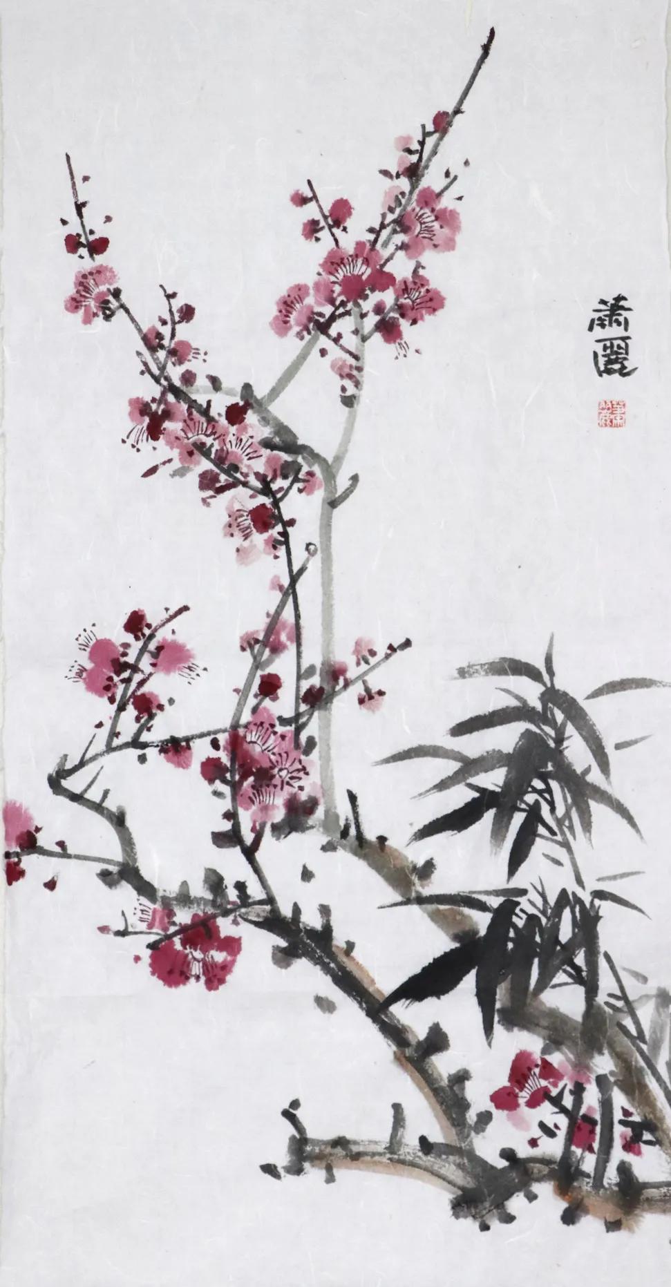 折枝画丨折一枝风雅，品无穷意境_中美
