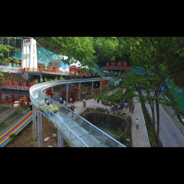 清明假期鸡冠洞高空玻璃漂流邀您免费来嗨