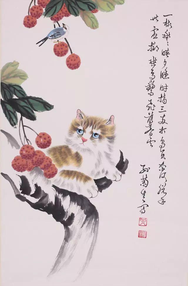 翰墨君缘--"百岁猫王"孙菊生教你画猫咪