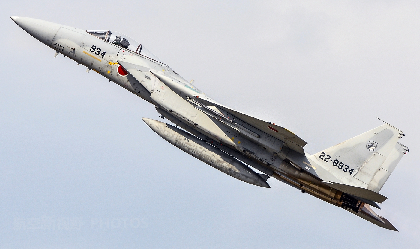 原创三菱重工f-15j战斗机,航空自卫队主力装备,典型第三代重型战机