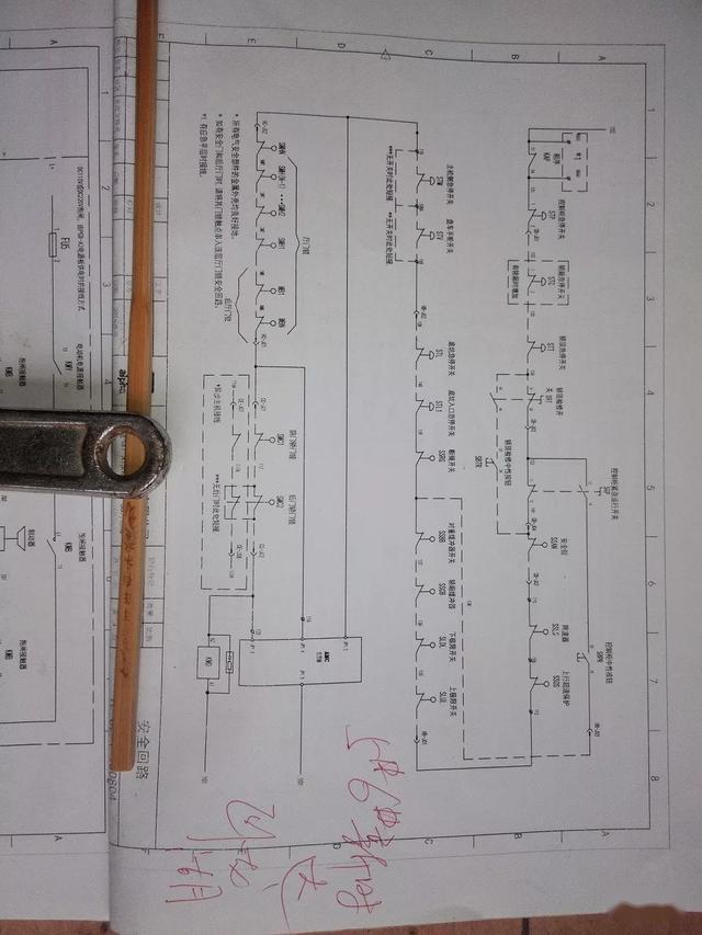 巨人通力安全回路图纸图片