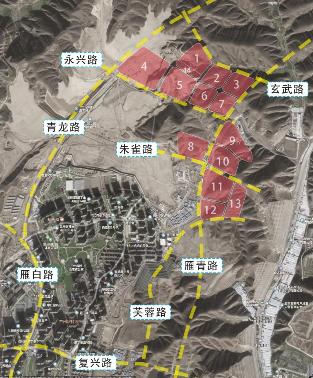 青白石兰州八期规划图图片