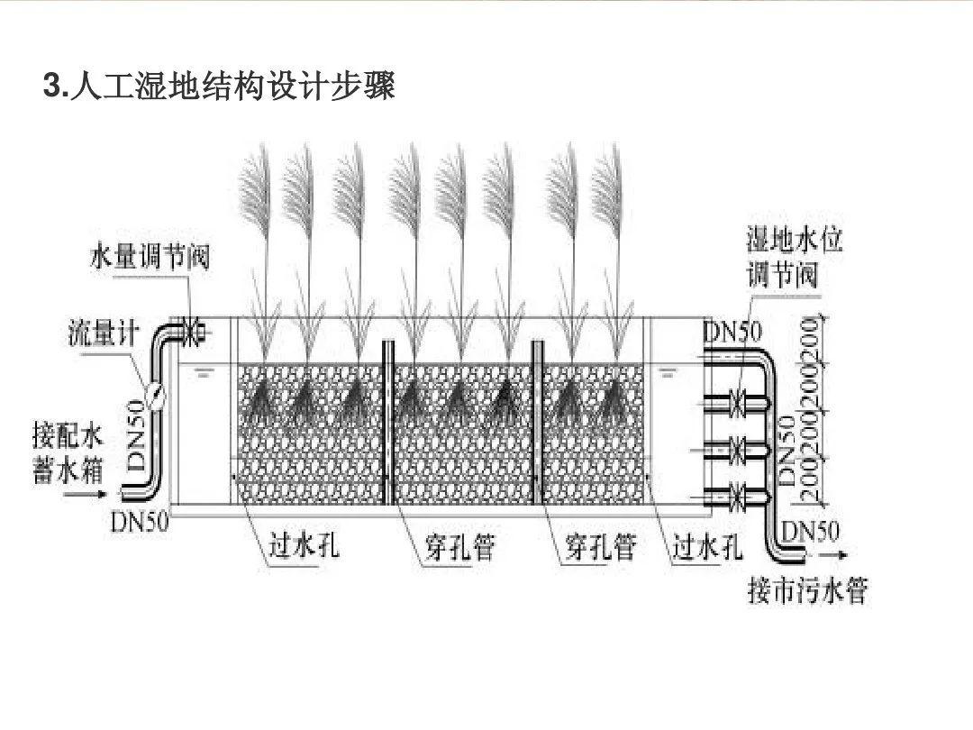 人工湿地设计步骤从参数到结构这个ppt讲全了