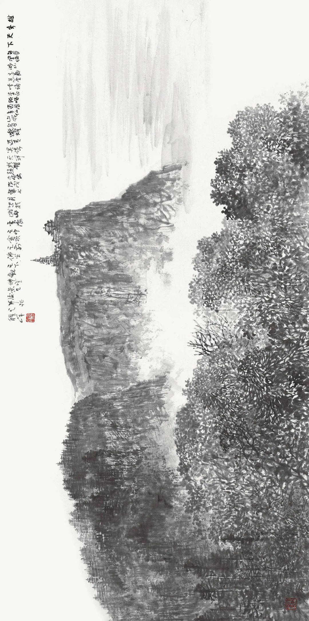 品鉴| 水韵墨律峨眉山—程峰写生画集作品赏析(三)_艺术