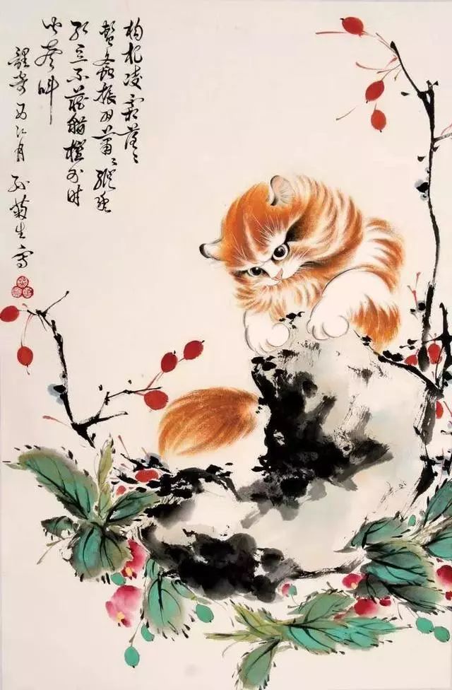 翰墨君缘--"百岁猫王"孙菊生教你画猫咪