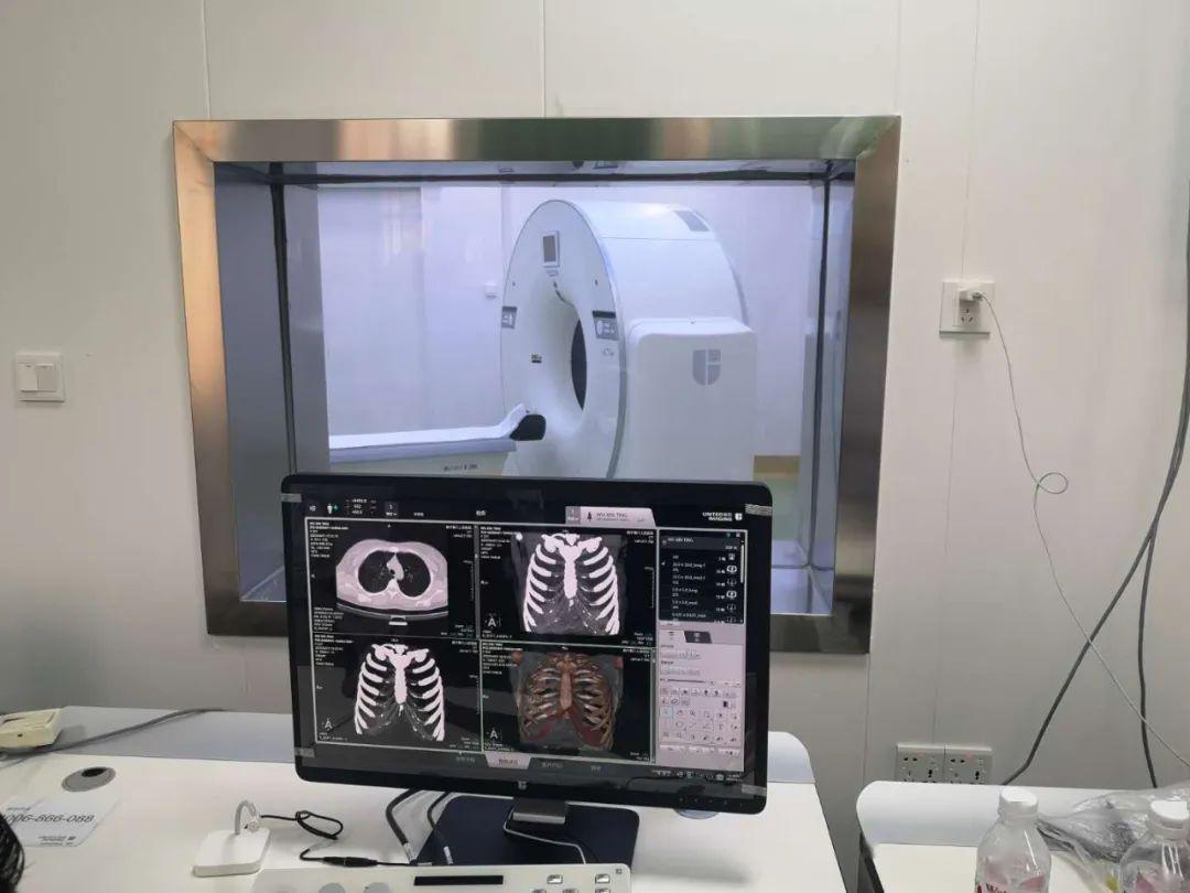 火神山同款硬核战友来了联影北斗ctuct780在南宁市第八人民医院顺利