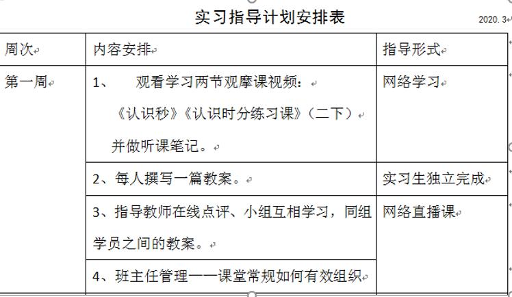 数学6组第一周线上实习开始了,按照实习计划本周为见习期.