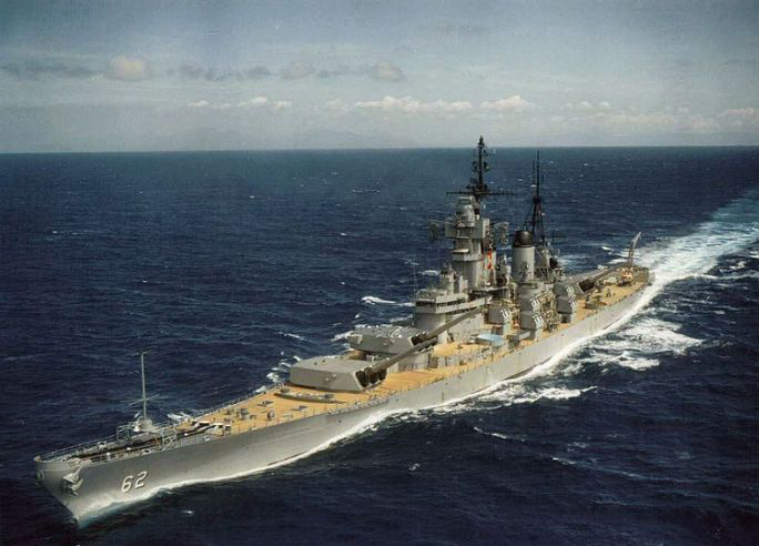 二战美军重器最后一级战列舰历经两个世纪跨越60年时光