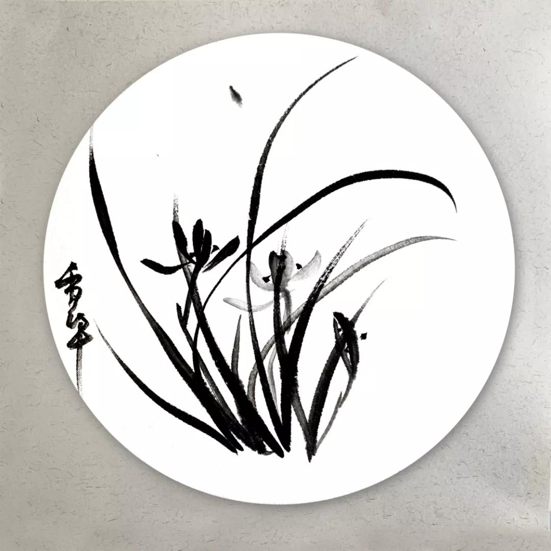 零基础国画兰草班招生啦从新手到入门只要三个月