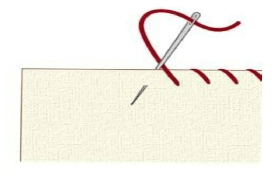 平针缝法图片