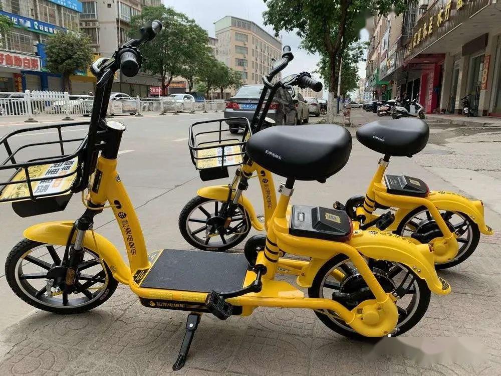 高州出现新款小黄车,网友:几时可以来茂名城区?