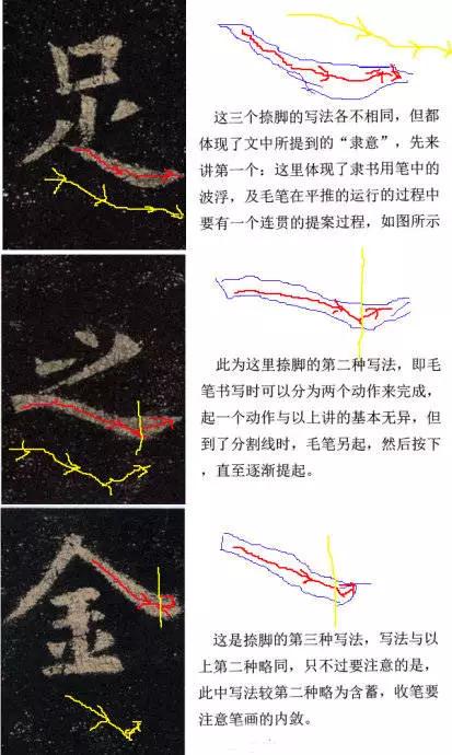 悬针转脚图解图片