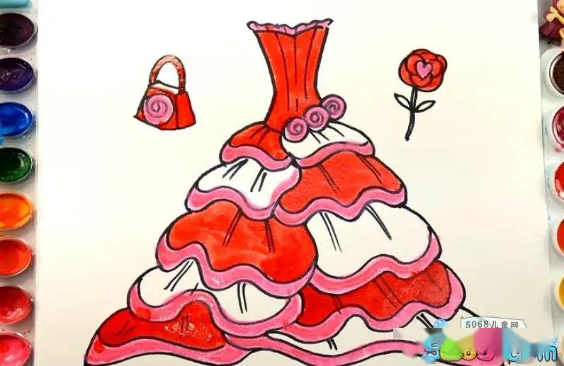 【东方之星绘画】每日一练--漂亮的裙子