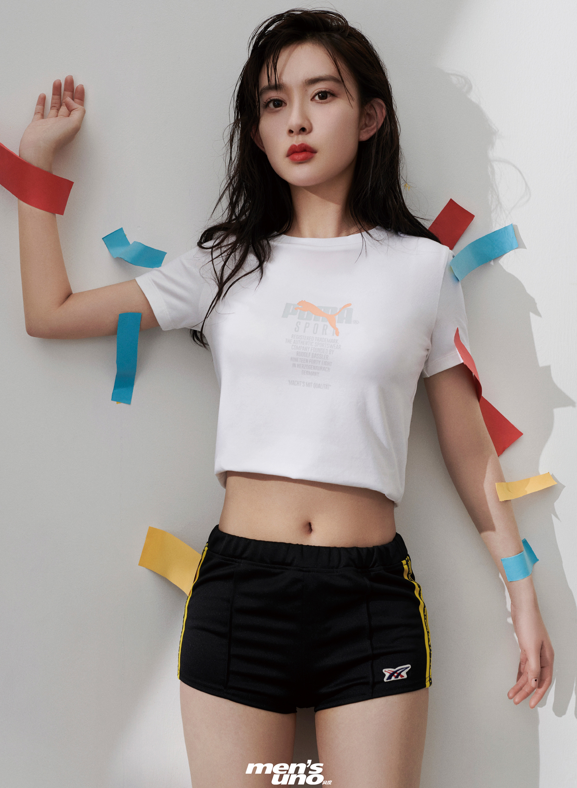 孟子义湿发运动大片曝光半熟少女演绎别样惊喜