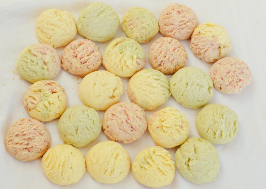 ins超火的冰淇淋曲奇饼干,马克龙色系超治愈!