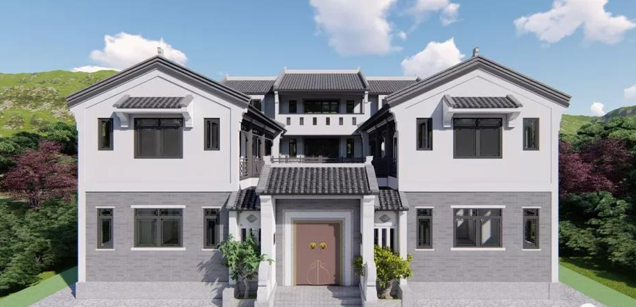 土灶堂屋双露台喜欢主三层东西厢房两层的小伙伴们有福喽