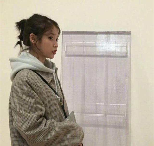 国民女友iu私照纯美可爱,愿"这是我的女朋友"不是愚人节玩笑!_马尾