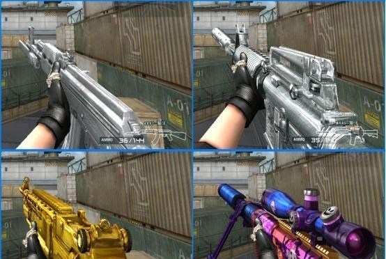 穿越火线情怀经典银色杀手上架火线币商城更有交易所联动道具