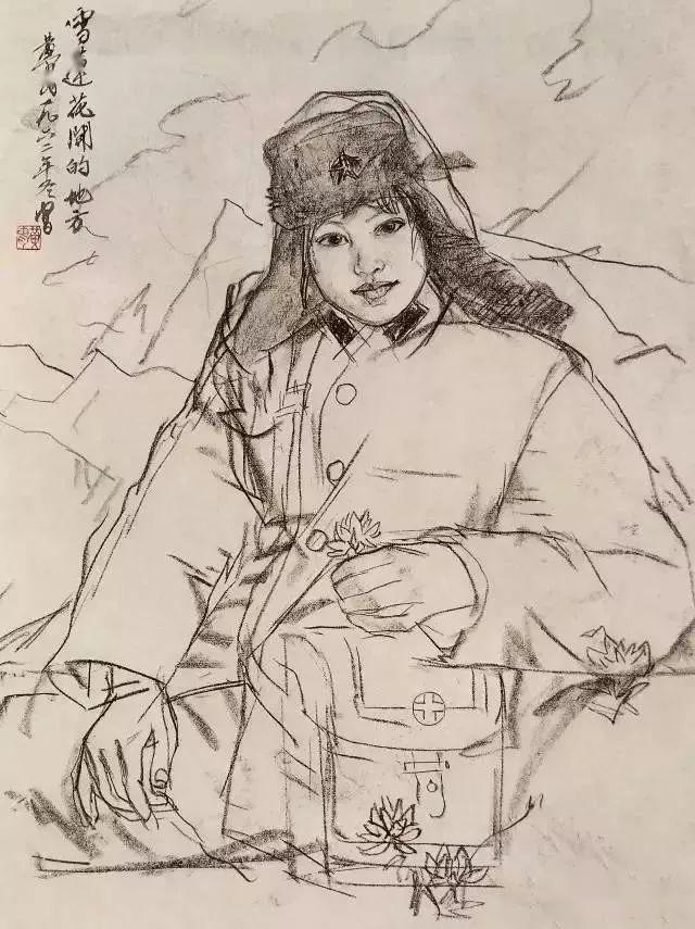黄胄素描手稿不愧为大师