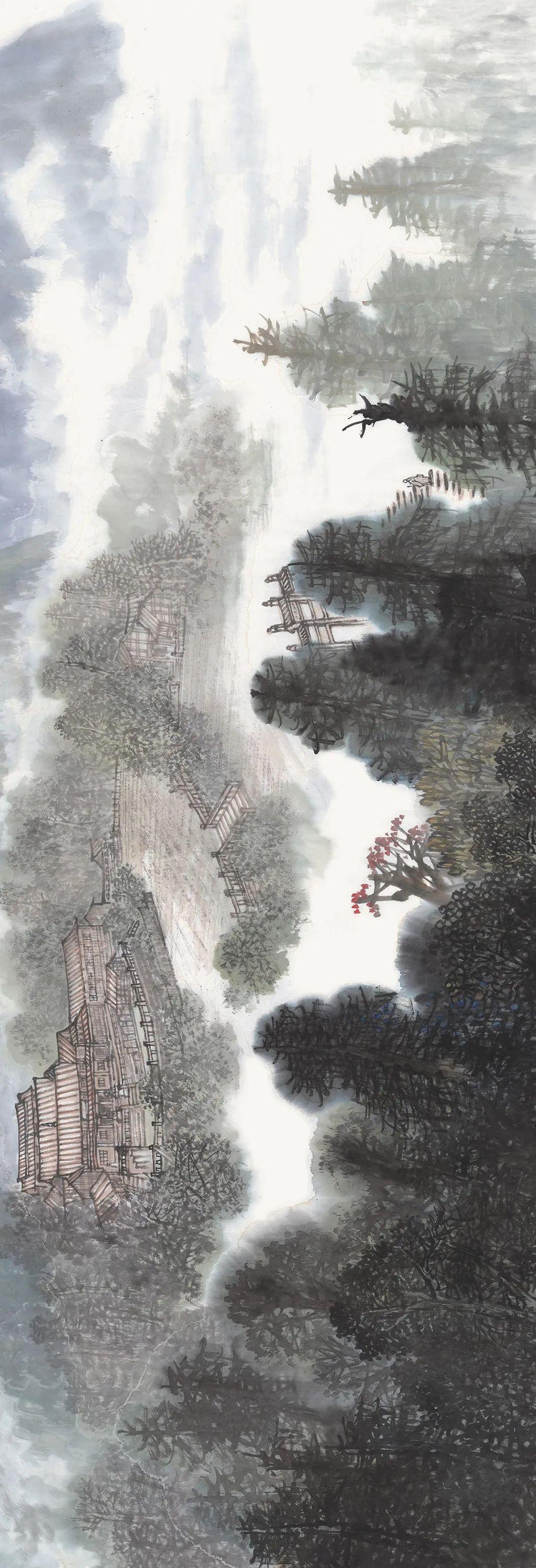 【福宝印社 | 书讯】水韵墨律峨眉山—程峰写生画集隆重出版(作品赏析