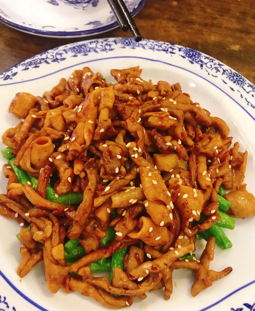 豉油皇鹅肠——4806鹅肠脆,爽,豉油的香和恰到好处的甜,包括洒在