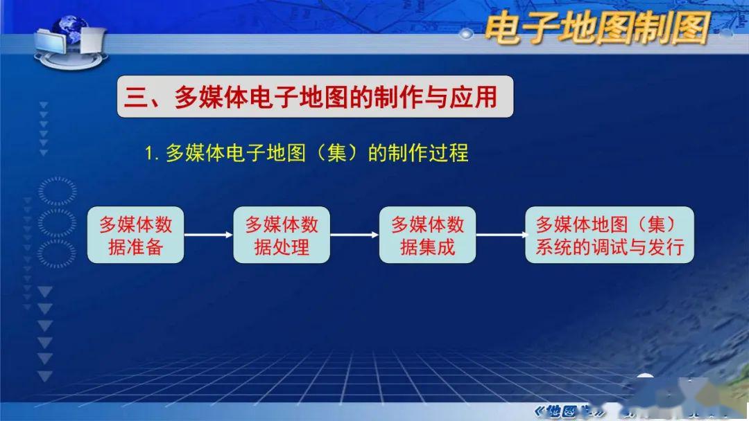 國家精品課程地圖學第八章第五節多媒體電子地圖製圖