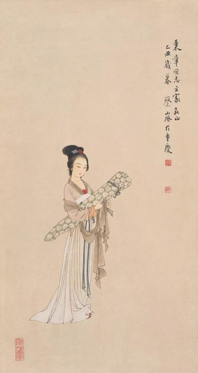 欣赏大师蔡岚的仕女画