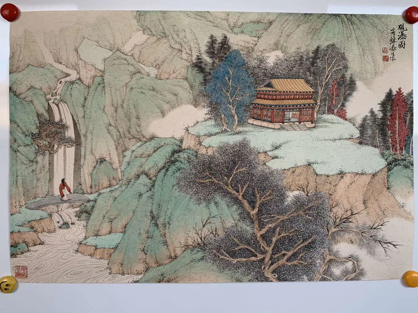 聂彦锋近期青绿山水作品集