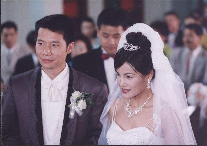 现任妻子也是一名演员,刘倩怡.