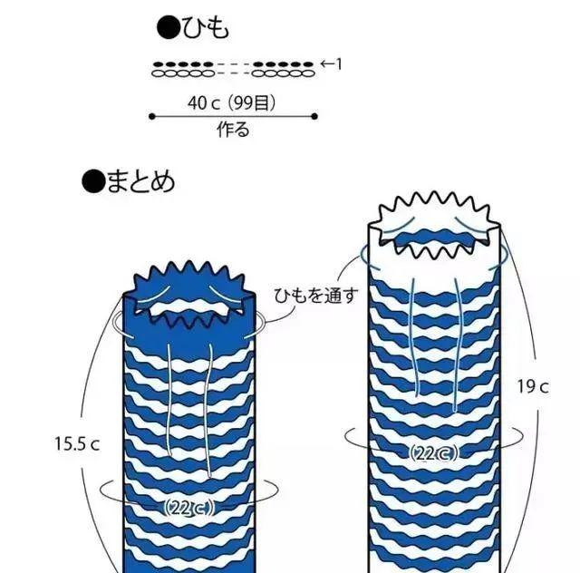 水杯套的钩法花样图解图片