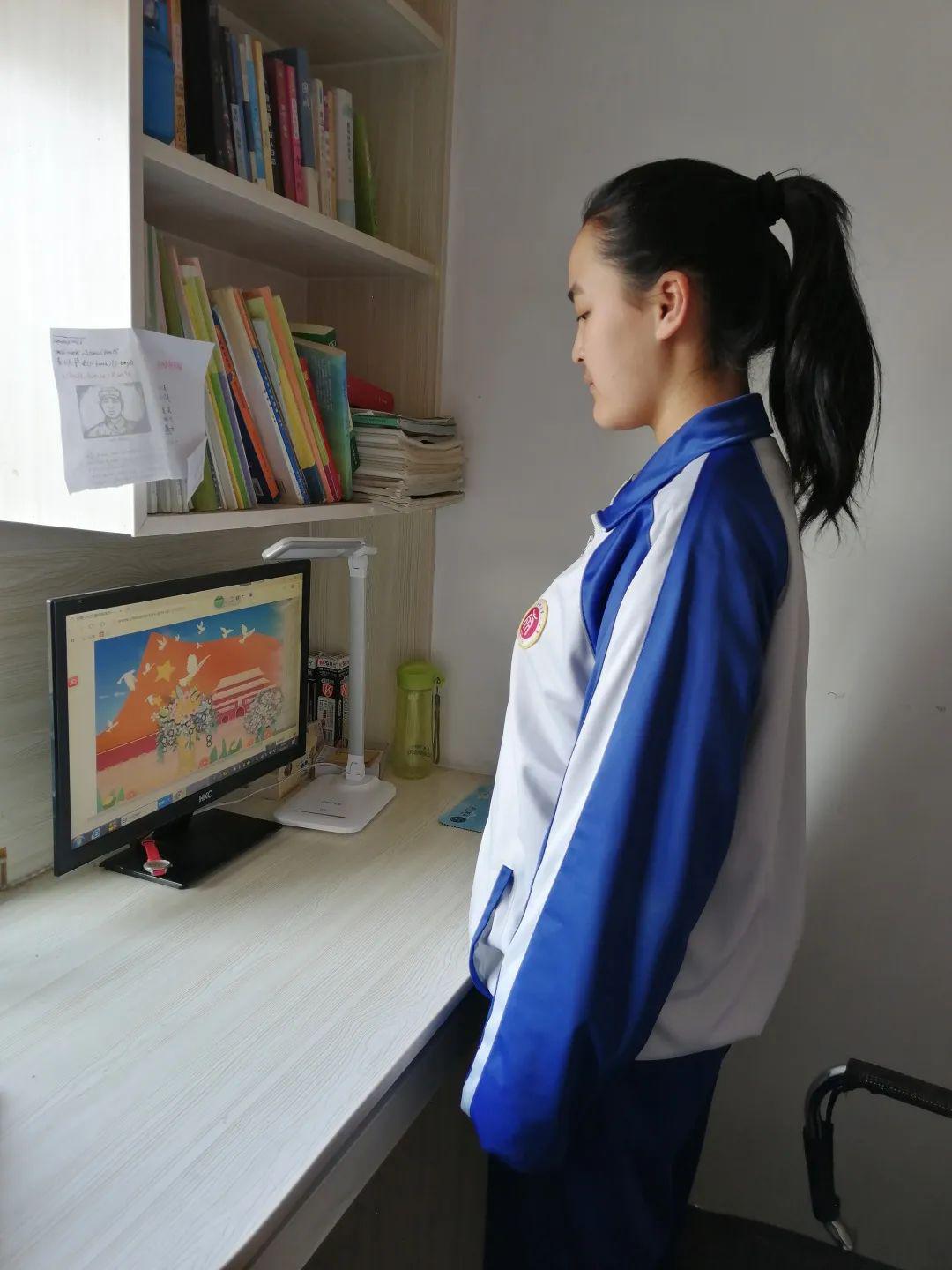 缅怀革命先烈传承红色基因桓台一中开展我们的节日61清明节主题活动