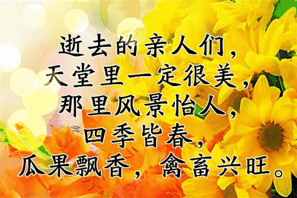 明日清明点一盏心灯送给天堂的亲人寄哀思求平安