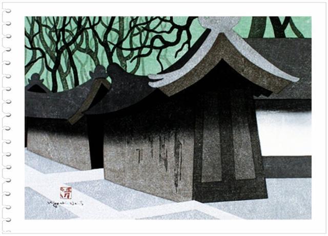 日本近代版画大师斋藤清的风景版画欣赏