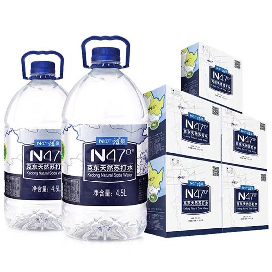 n47°克东天然苏打水靠质量与信誉成当下饮品强劲品牌