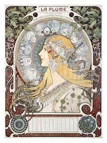 走马观画talking目之所及皆是美好慕夏作品赏析