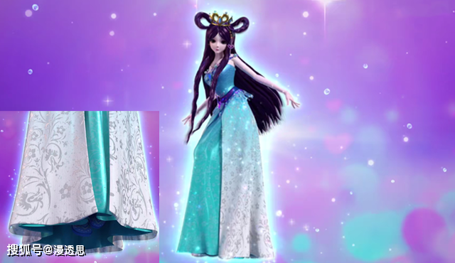 原创罗丽一共穿过7套裙子各种款式都有还有与冰公主同款的