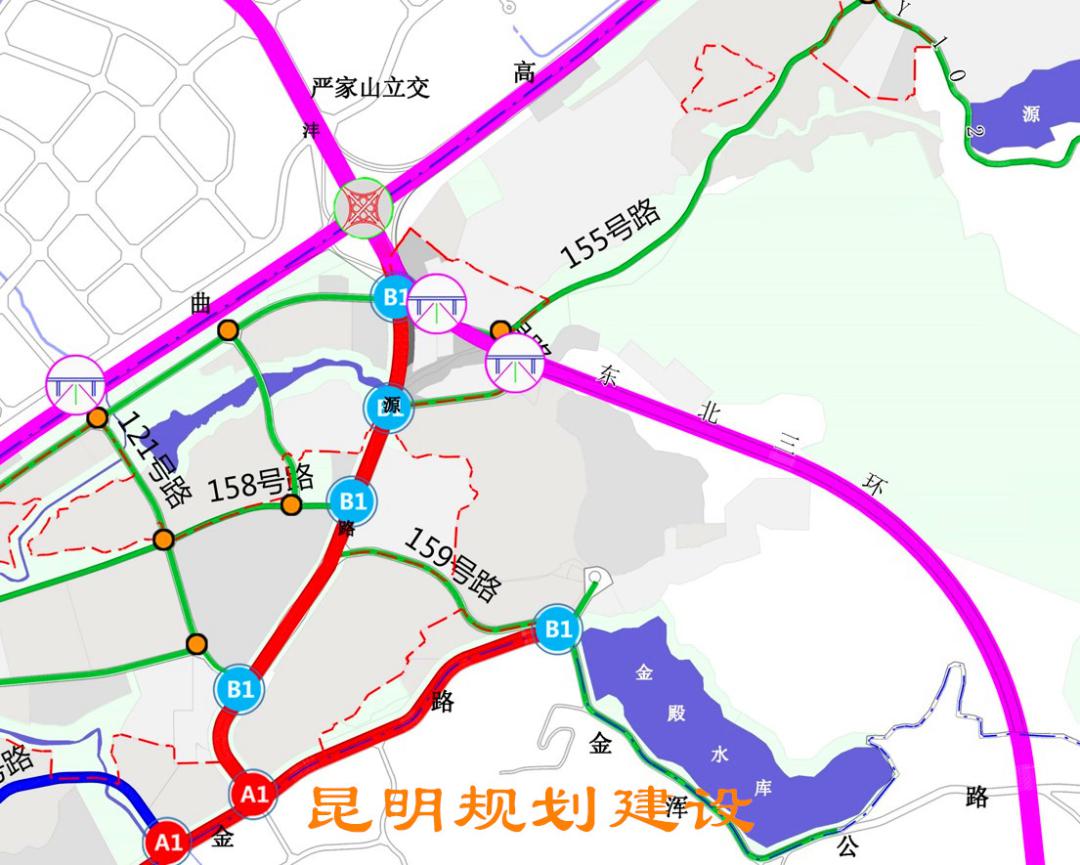 昆明东北三环意外露脸计划这样走
