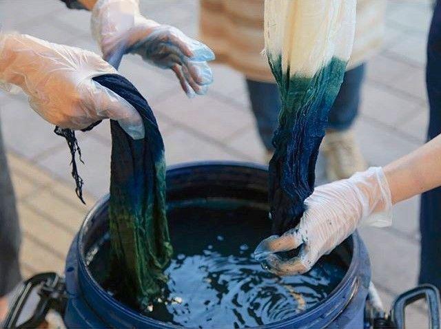 春天,让我们用大地的染料作画吧_染色