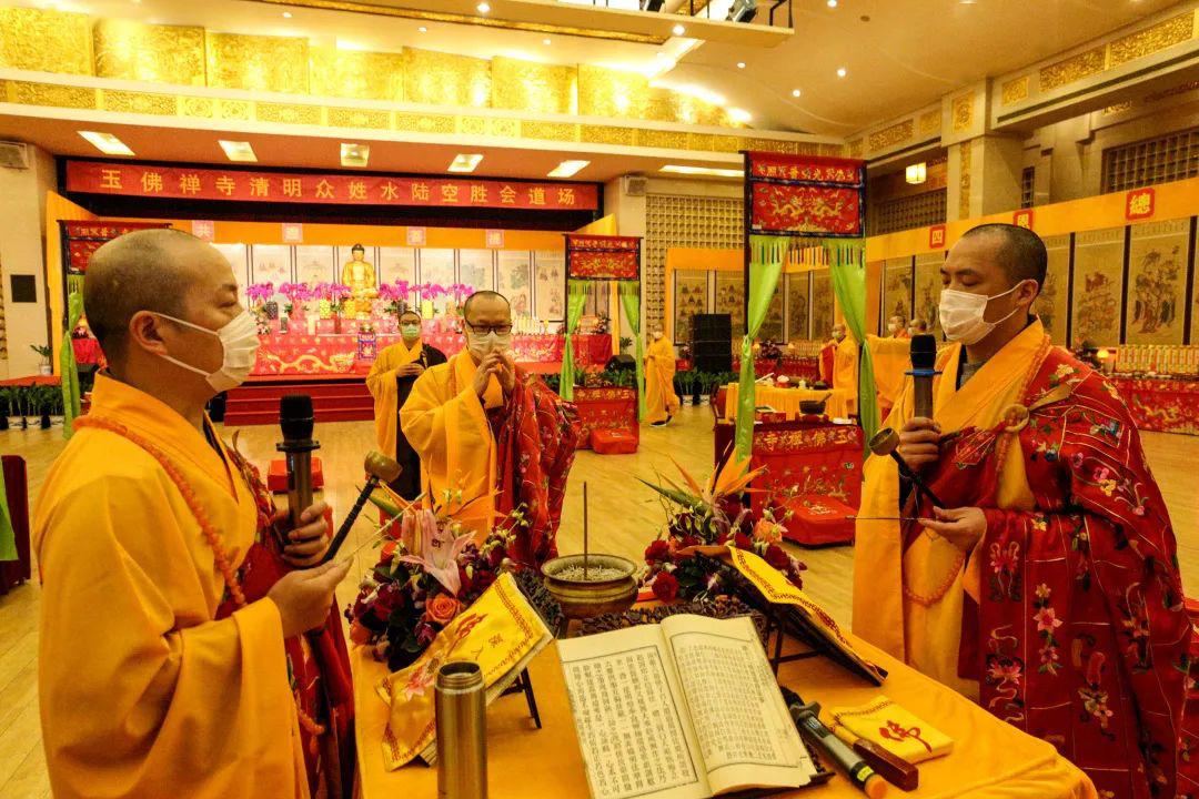 清明水陆法会功德圆满愿佛光注照六道众生同沐佛恩