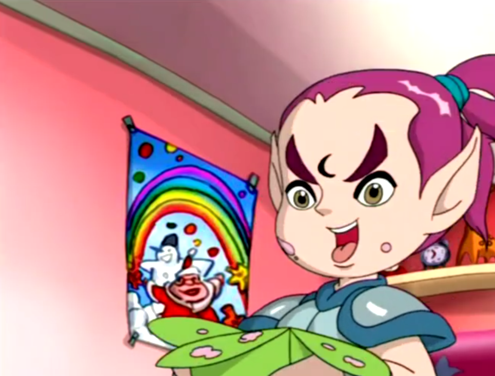 又和香凌甄美丽,同玩共耍荡秋千天眼少年他会变,只身他能变成万好看.