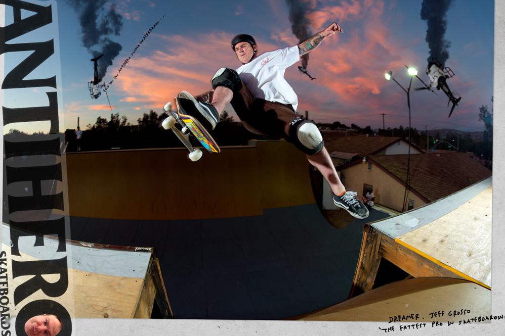 写过上百封「情书」给滑板的传奇滑手 jeff grosso